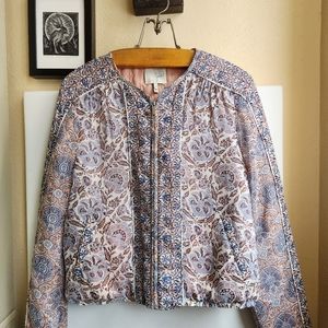 Joie silk bomber jacket size M